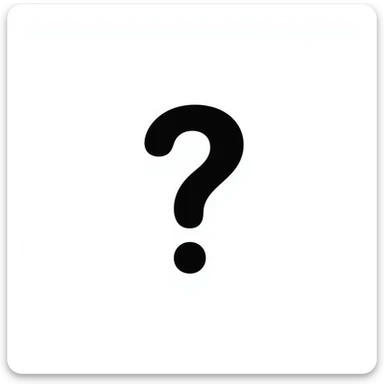 hand-drawn question mark inside a speech bubble sticker