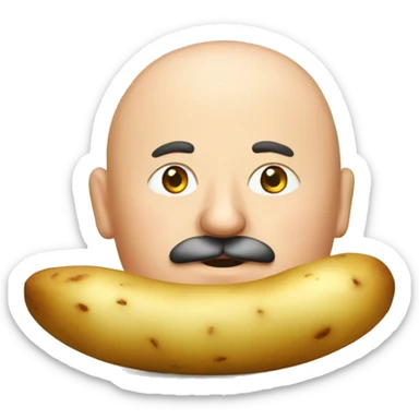 Lukashenko and potato sticker