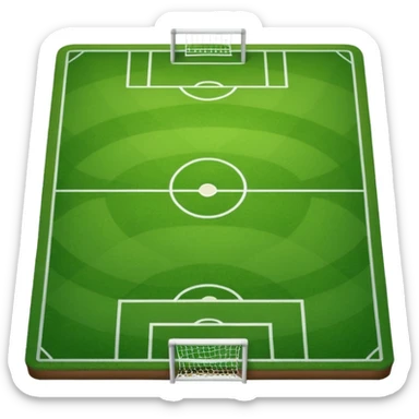 grass soccer field sticker