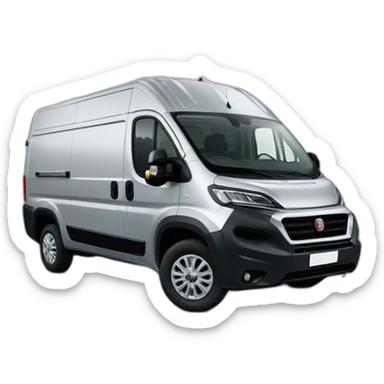 Fiat Ducato silver sticker