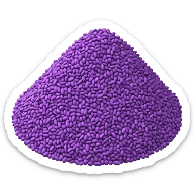 Feed color purple sticker