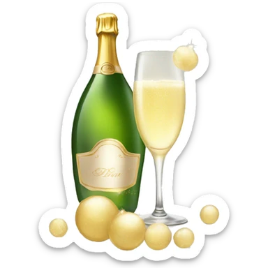 CHAMPAGNE sticker