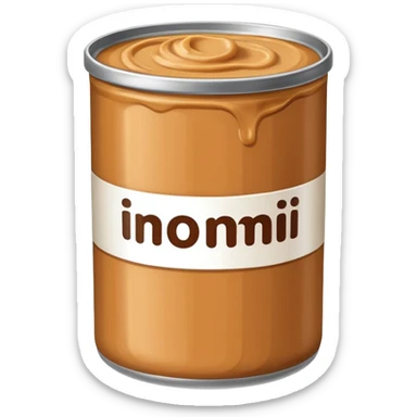 peanut butter in a alani sticker