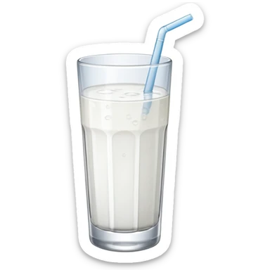 Full glass of raki, the drink is white, the glass is thin and tall, photo realistic sticker