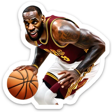 Lebron sticker