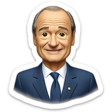 Jacques Chirac sticker