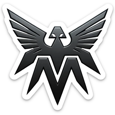 metallica logo sticker