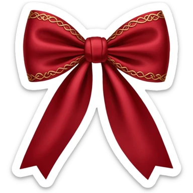 Bow Bordeaux sticker