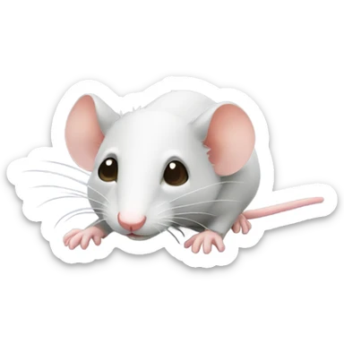 Cute rat sticker