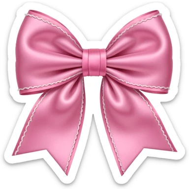 Cute girly bows sticker