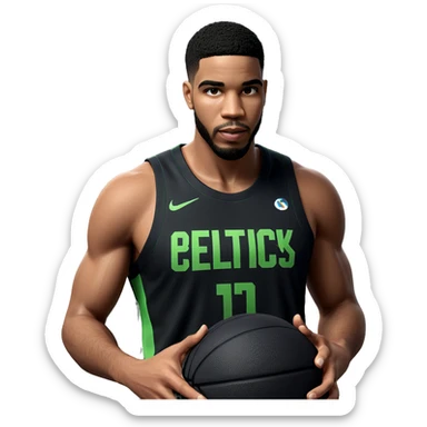 basketball boy in sportswear sticker