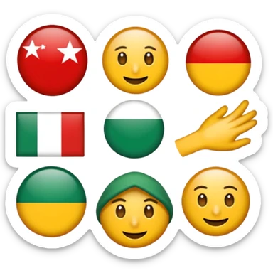 Kürdistan bayrağı emoji 🇹🇯 bunun gibi sticker