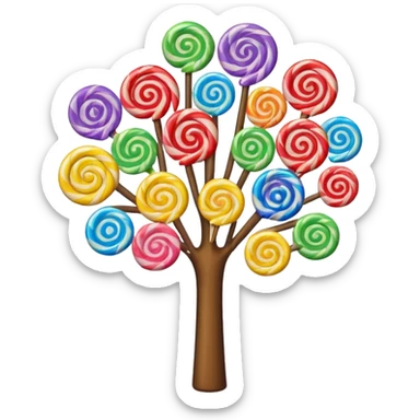 Lollipop Tree sticker