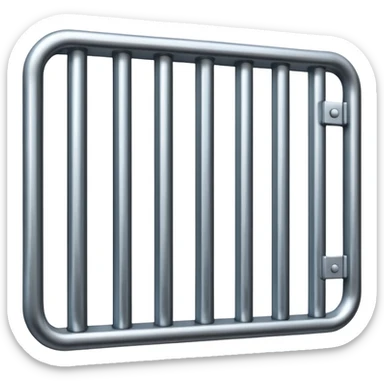 prison bars sticker