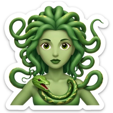 medusa e fagiolini sticker