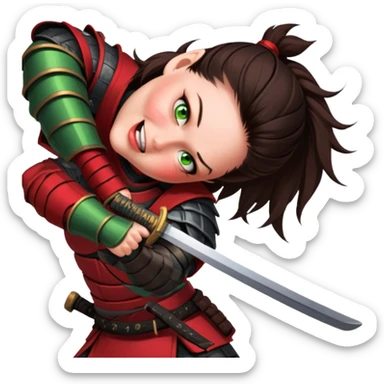 Battle-Ready Samurai sticker