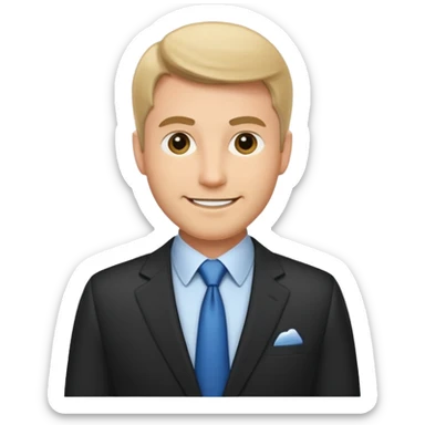 good reputation of a businessman sticker