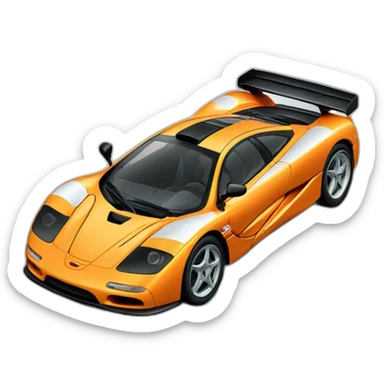 McLaren f1 car sticker