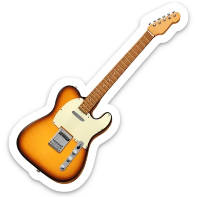 Guitare télécaster sticker