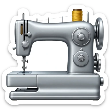 sewing machine sticker
