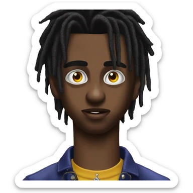 Playboi Carti King Vamp sticker