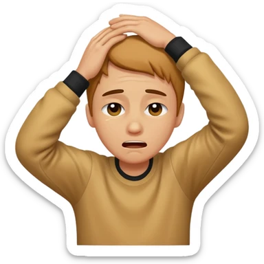 sobbing and dabbing sticker