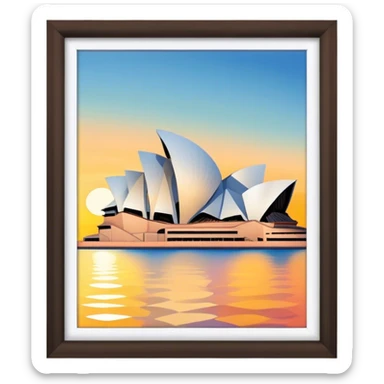 sydney opera house sticker