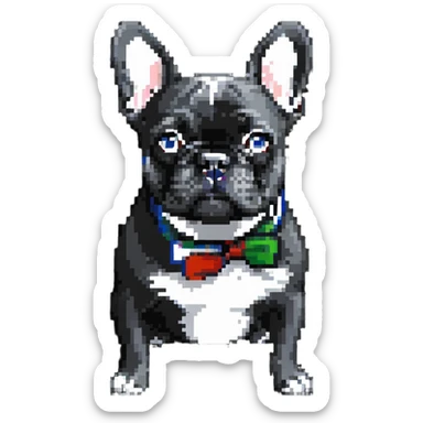 French bulldog sticker
