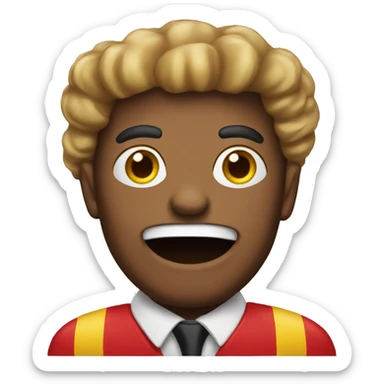 caseoh wih mcdonalds sticker