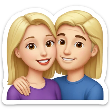 dosn adultos besandose sticker