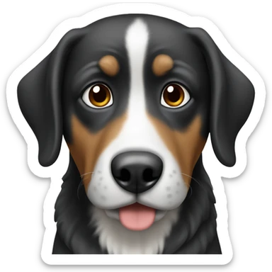 Hund mit gerzaugen sticker