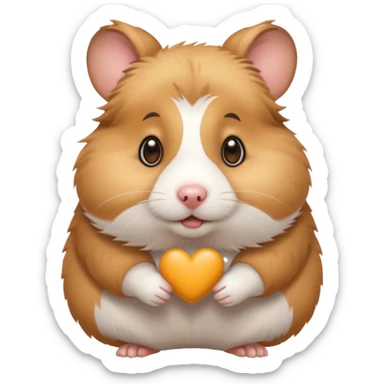 Half hamster and half dog 🐶🐹 sticker