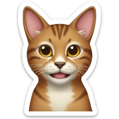 brown Dragen-Li Cat sticker