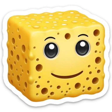 sponge in kitchen sticker