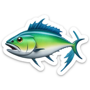 Mahi tuna sticker