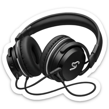 Audífonos con lazoss sticker