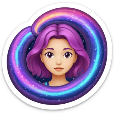 Daughter galaxy sticker