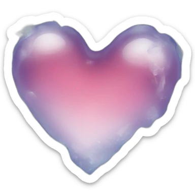 heart ice sticker