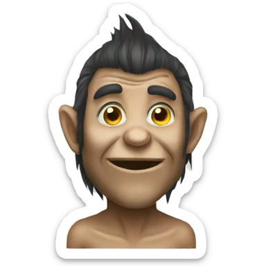 Troll emoji sticker