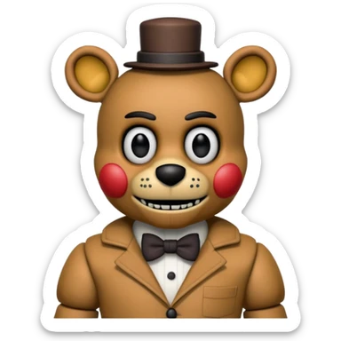 no, sino que es el personaje de FNAF sticker