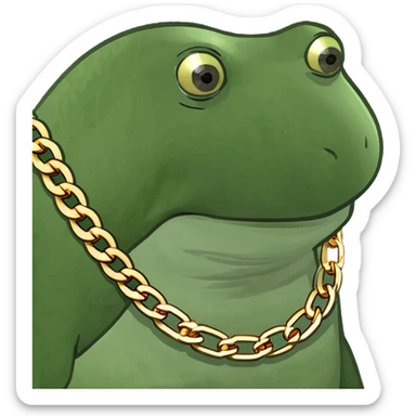 bufo like a boss sticker