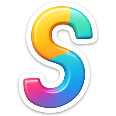 A colorful 3D emoji representing the number 3. Bold and playful design, smooth and glossy surface, slightly rounded edges. Bright and vibrant colors, resembling modern digital emojis sticker