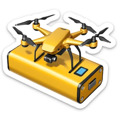drone battary sticker
