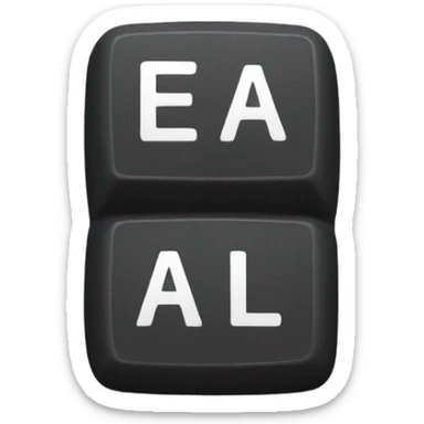 keyboard key sticker