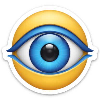 pingente com olho grego sticker