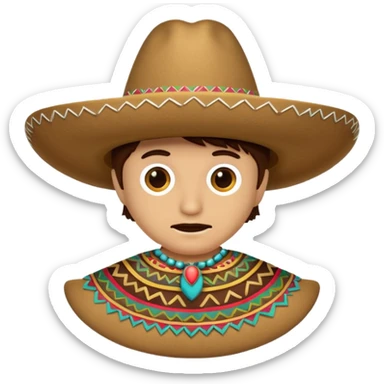 Sombrero de ranchero sticker