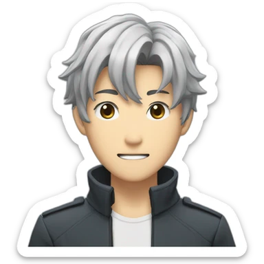 sung jin woo from solo leveling sticker