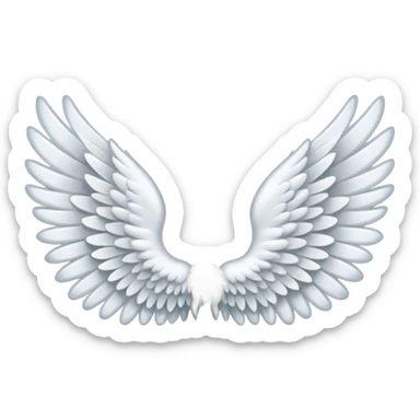 make this emoji face the opposite direction 🪽 sticker