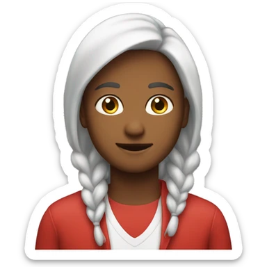 The red 100 regular emoji but make it say 60 instead sticker