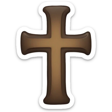 Cross sticker